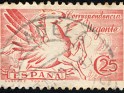 Spain - 1939 - Pegaso - 25 CTS - Carmine - España, Animal, Caballo - Edifil 879 - Pegaso Urgente - 0
